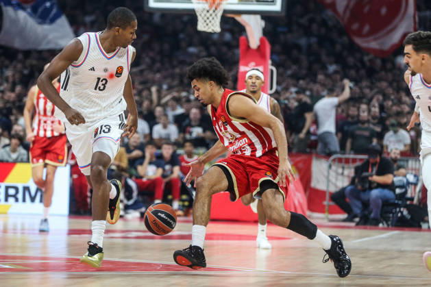 Crvena Zvezda v Paris - EuroLeague BELGRADE, SERBIA - OCTOBER 16: Jordan Nwora (33) of Crvena Zvezda in action during the Basketball EuroLeague Round 6 match between Crvena Zvezda and Paris at Belgrade Arena in Belgrade, Serbia on October 16, 2026. Filip Stevanovic Anadolu Belgrade Serbia. Editorial use only. Please get in touch for any other usage.  Copyright: x2026xAnadoluxFilipxStevanovicx