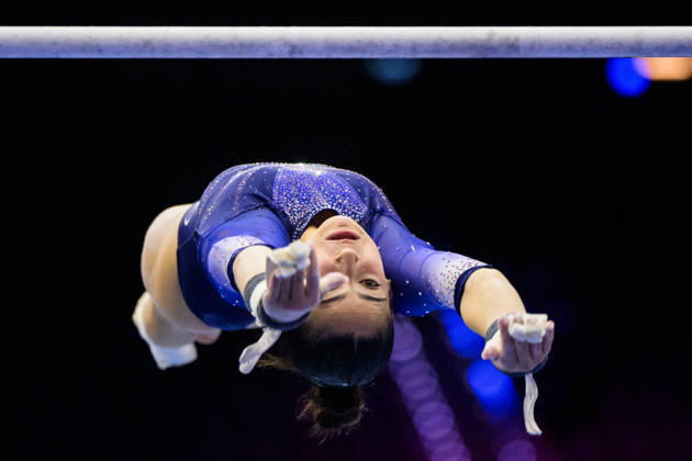 October 16, 2026: Yali Shoshani of Israel at a women’s podium training session during Day 1 of the 2026 Artistic Gymnastics World Championships on October 16, 2026 in Rotterdam. Photo by Joel Marklund, BILDBYRÅN. Code: JM JM0858 bbeng artistic gymnastics gymnastics world championships women’s  Copyright: JOELxMARKLUND BB261016JM014