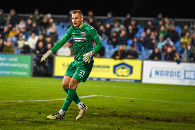 Soccer I Men s Team I 2026–2027 Season I Regionalliga Nord I Matchday 14 I SC Weiche Flensburg 08 vs. SV Drochtersen Assel I October 16, 2026 Jesper Heim 33, SV Drochtersen Assel Copyright: xLobeca JanxKirschnerx