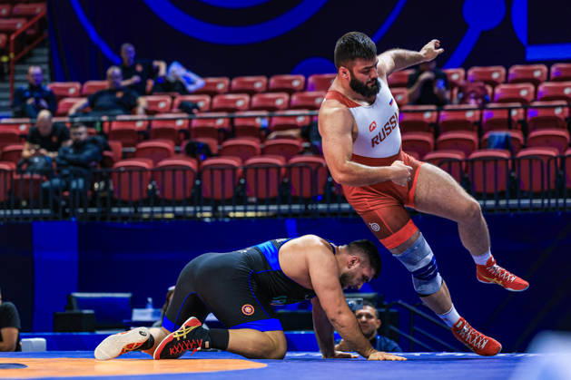 U23 World Championships, 125 kg Freestyle: Abolfazl Mohammad Mohammad Nezhad (IRI) def. Andrei Bestaev (RUS) Copyright: xAmirrezaxAliasgarix Kadir Caliskan United World Wr