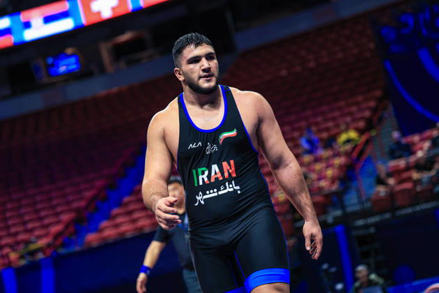 U23 World Championships, 125 kg Freestyle: Abolfazl Mohammad Mohammad Nezhad, IRI Copyright: xAmirrezaxAliasgarix Kadir Caliskan United World Wr