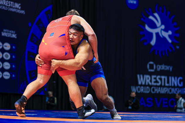 U23 World Championships, 125 kg Freestyle: Coby Lazo Merrill (USA) defeated Khachatur Khachatryan (ARM) Copyright: xAmirrezaxAliasgarix Kadir Caliskan United World Wr