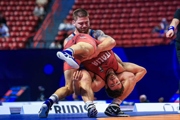 U23 World Championships, 92 kg Freestyle: Gabriele Niccolini (ITA) def. Seth Richard Shumate (USA) Copyright: xAmirrezaxAliasgarix Kadir Caliskan United World Wr