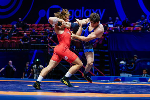 U23 World Championships, 86 kg Freestyle: Ahmet Yagan (TUR) defeated Eugeniu Mihalcean (MDA) Copyright: xKadirxCaliskanx Kadir Caliskan United World Wr