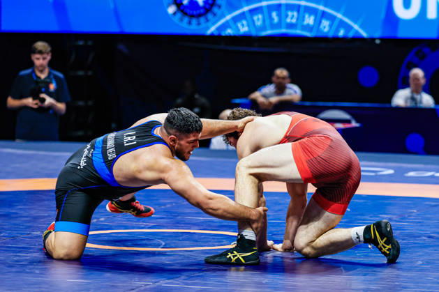 U23 World Championships, 125 kg Freestyle: Abolfazl Mohammad Mohammad Nezhad (IRI) def. Khetag Karsanov (AZE) Copyright: xKadirxCaliskanx Kadir Caliskan United World Wr