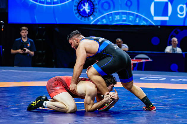 U23 World Championships, 125 kg Freestyle: Abolfazl Mohammad Mohammad Nezhad (IRI) def. Khetag Karsanov (AZE) Copyright: xKadirxCaliskanx Kadir Caliskan United World Wr