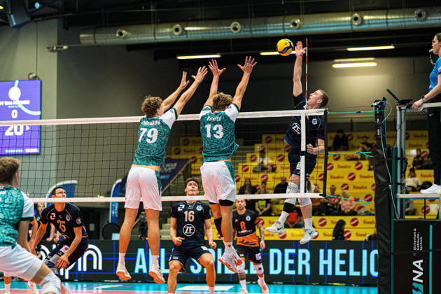 Volleyball, League Cup, VfB Friedrichshafen v FT 1844 Freiburg
