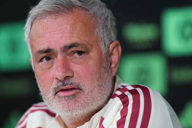 October 17, 2026, Valdebebas, Madrid, Spain: Jose Mourinho, head coach of Real Madrid, attends his press conference, PK, Pressekonferenz during the training day of Real Madrid ahead the Spanish League, LaLiga EA Sports, football match against Sevilla FC at Ciudad Deportiva Real Madrid on October 17, 2026, in Valdebebas, Madrid, Spain. Real Madrid Training And Press Conference - Laliga Ea Sports - ZUMAa181 20261017_zaa_a181_004 Copyright: xDennisxAgyemanx