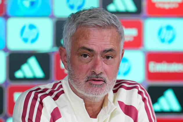 October 17, 2026, Valdebebas, Madrid, Spain: Jose Mourinho, head coach of Real Madrid, attends his press conference, PK, Pressekonferenz during the training day of Real Madrid ahead the Spanish League, LaLiga EA Sports, football match against Sevilla FC at Ciudad Deportiva Real Madrid on October 17, 2026, in Valdebebas, Madrid, Spain. Real Madrid Training And Press Conference - Laliga Ea Sports - ZUMAa181 20261017_zaa_a181_010 Copyright: xDennisxAgyemanx