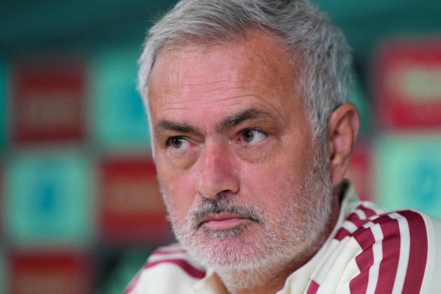 October 17, 2026, Valdebebas, Madrid, Spain: Jose Mourinho, head coach of Real Madrid, attends his press conference, PK, Pressekonferenz during the training day of Real Madrid ahead the Spanish League, LaLiga EA Sports, football match against Sevilla FC at Ciudad Deportiva Real Madrid on October 17, 2026, in Valdebebas, Madrid, Spain. Real Madrid Training And Press Conference - Laliga Ea Sports - ZUMAa181 20261017_zaa_a181_018 Copyright: xDennisxAgyemanx