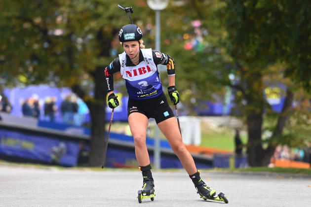 Johanna PUFF GER, Loop One Biathlon Opening Festival at the Olympic Park in Munich on October 17, 2026
