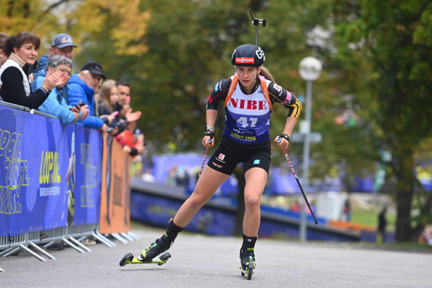 Julia TANNHEIMER GER, Aktion Loop One Biathlon Opening Festival at the Olympic Park in Munich on October 17, 2026