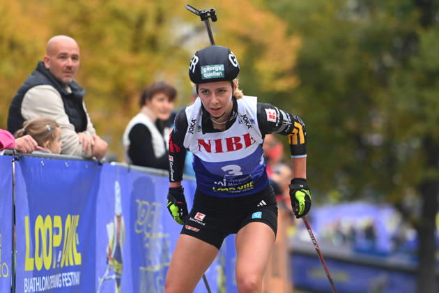 Johanna PUFF GER, Loop One Biathlon Opening Festival event at the Olympic Park in Munich on October 17, 2026