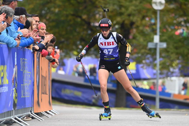 Vanessa VOIGT GER, Performance, Loop One Biathlon Opening Festival at the Olympic Park in Munich on October 17, 2026
