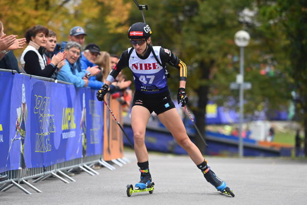 Vanessa VOIGT GER, Performance, Loop One Biathlon Opening Festival at the Olympic Park in Munich on October 17, 2026