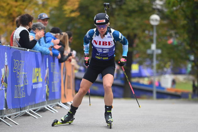 Julia SIMON FRA, Performance, Loop One Biathlon Opening Festival at the Olympic Park in Munich on October 17, 2026