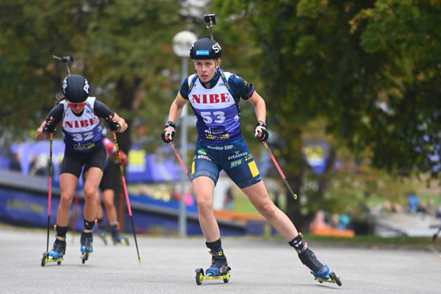 Elvira OEBERG SWE, Performance, Loop One Biathlon Opening Festival at the Olympic Park in Munich on October 17, 2026