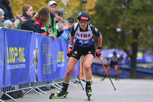 Janina HETTICH WALZ GER, Performance, Loop One Biathlon Opening Festival at the Olympic Park in Munich on October 17, 2026