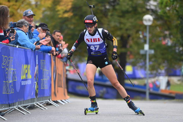 Vanessa VOIGT GER, Performance, Loop One Biathlon Opening Festival at the Olympic Park in Munich on October 17, 2026