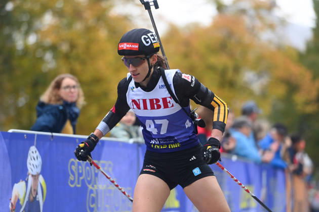 Vanessa VOIGT GER, Performance, Loop One Biathlon Opening Festival at the Olympic Park in Munich on October 17, 2026
