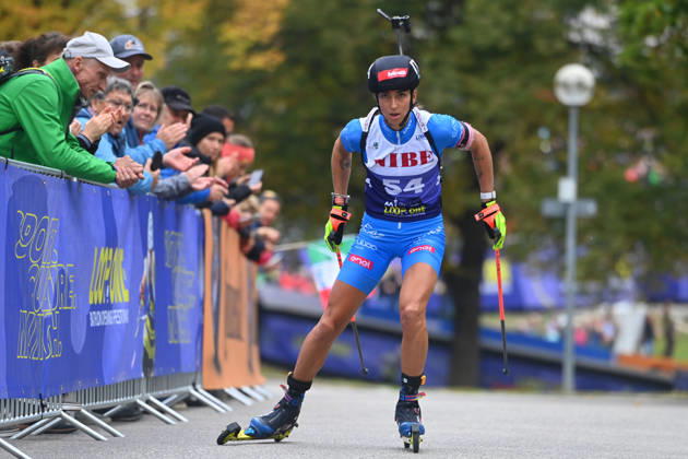 Lisa VITOZZI ITA, Aktion, Loop One Biathlon Opening Festival at the Olympic Park in Munich on October 17, 2026