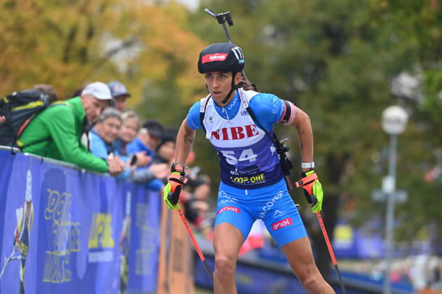 Lisa VITOZZI ITA, Aktion, Loop One Biathlon Opening Festival at the Olympic Park in Munich on October 17, 2026