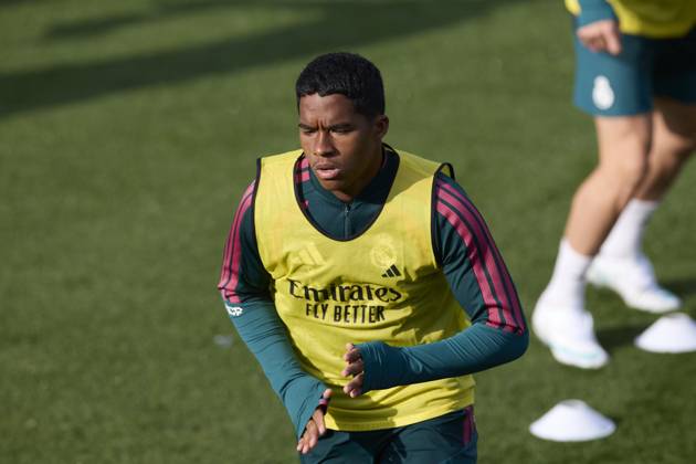 October 17, 2026, Madrid, Spain: Endrick (Real Madrid CF) is seen in action during a training session on the eve of the LaLiga EA SPORTS 2026 2027 match between Real Madrid CF and Sevilla FC..Real Madrid CF is holding its final training session and press conference, PK, Pressekonferenz ahead of its ninth LaLiga game. LaLiga EA SPORTS 2026 2027 - Real Madrid CF Press Conference And Training Session In Madrid, Spain - 17 Oct 2026  - ZUMAs197 20261017_aaa_s197_032 Copyright: xFedericoxTitonex