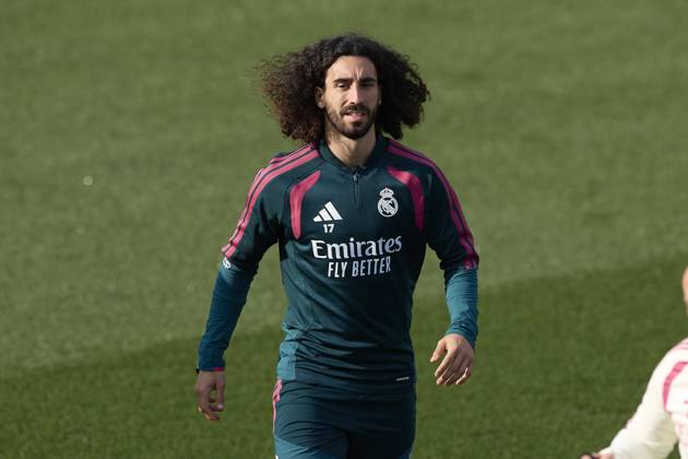 October 17, 2026, Madrid, Spain: Marc Cucurella (Real Madrid CF) is seen in action during a training session on the eve of the LaLiga EA SPORTS 2026 2027 match between Real Madrid CF and Sevilla FC..Real Madrid CF is holding its final training session and press conference, PK, Pressekonferenz ahead of its ninth LaLiga game. LaLiga EA SPORTS 2026 2027 - Real Madrid CF Press Conference And Training Session In Madrid, Spain - 17 Oct 2026  - ZUMAs197 20261017_aaa_s197_047 Copyright: xFedericoxTitonex