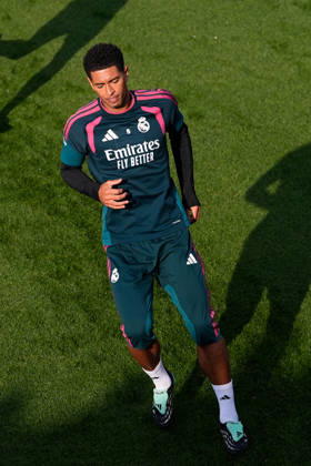 October 17, 2026, Valdebebas, Madrid, Spain: Jude Bellingham during the training day of Real Madrid ahead the Spanish League, LaLiga EA Sports, football match against Sevilla FC at Ciudad Deportiva Real Madrid on October 17, 2026, in Valdebebas, Madrid, Spain. Real Madrid Training And press conference, PK, Pressekonferenz - LaLiga Ea Sports - ZUMAa181 20261017_zaa_a181_075 Copyright: xDennisxAgyemanx