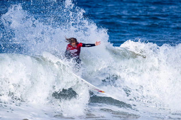 October 17, 2026, Peniche, Leiria, Portugal: Caitlin Simmers during the Meo Rip Curl Pro Portugal at Praia dos Supertubos on October 17, 2026 in Peniche, Portugal. Surf 2026: Meo Rip Curl Pro Portugal  - ZUMAs391 20261017_znp_s391_007 Copyright: xCarlosxSilvax