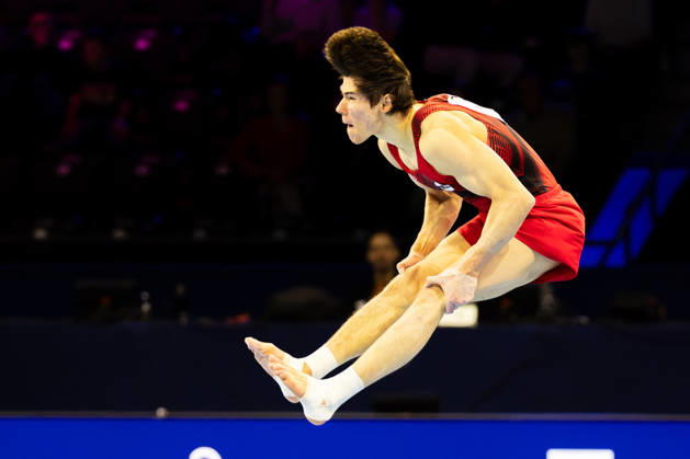 2026-10-17 Savelii Sieedin of Russia at Artistic Gymnastics World Championships 2026 - Day 1 ROTTERDAM, NETHERLANDS - OCTOBER 17: Savelii Sieedin of Russia competes during Day 1 of the Artistic Gymnastics World Championships 2026 at Rotterdam Ahoy on October 17, 2026 in Rotterdam, Netherlands. Rotterdam Rotterdam Ahoy Netherlands Content not available for redistribution in The Netherlands directly or indirectly through any third parties. Copyright: xMarcelxvanxPlateringenx