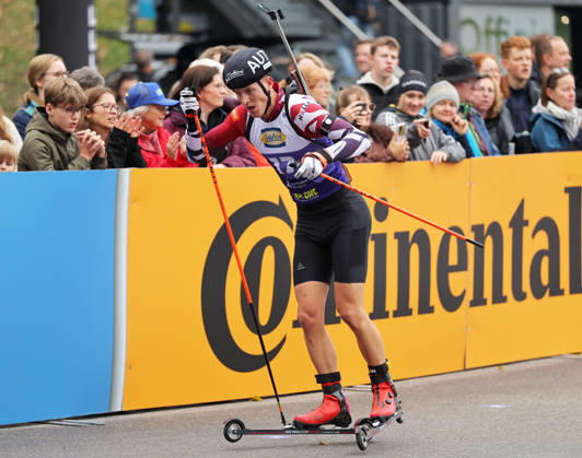 BIATHLON - Loop One Opening Festival MUNICH,GERMANY,17.OCT.26 - BIATHLON - Loop One Opening Festival. Image shows Dominic Unterweger (AUT).  GEPAxpictures xThomasxBachun