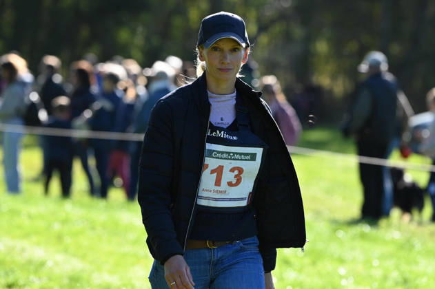 MONDIAL DU LION 2026 - CROSS COUNTRY LE LION-D ANGERS, FRANCE - OCTOBER 17, 2026 : Anna Siemer during the cross-country competition at the Mondial du Lion 2026, FEI WBFSH Eventing World Breeding Championship for Young Horses. Le Lion-d AngersFrance  Copyright: xEmilienxJousselinx