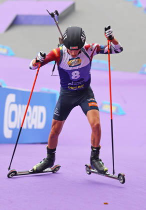 BIATHLON - Loop One Opening Festival MUNICH,GERMANY,17.OCT.26 - BIATHLON - Loop One Opening Festival. Image shows Fredrik Muehlbacher (AUT).  GEPAxpictures xThomasxBachun