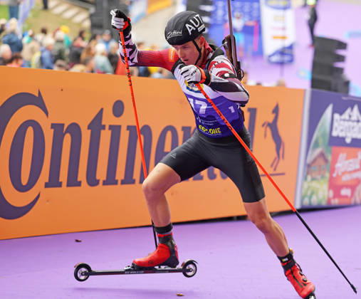 BIATHLON - Loop One Opening Festival MUNICH,GERMANY,17.OCT.26 - BIATHLON - Loop One Opening Festival. Image shows Dominic Unterweger (AUT).  GEPAxpictures xThomasxBachun