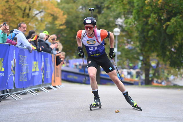 Lucas FRATZSCHER GER, Loop One Biathlon Opening Festival event at the Olympic Park in Munich on October 17, 2026