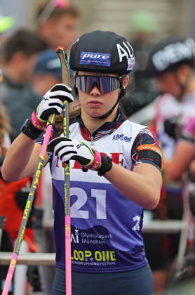 BIATHLON - Loop One Opening Festival MUNICH,GERMANY,17.OCT.26 - BIATHLON - Loop One Opening Festival. Image shows Anna Andexer (AUT).  GEPAxpictures xThomasxBachun