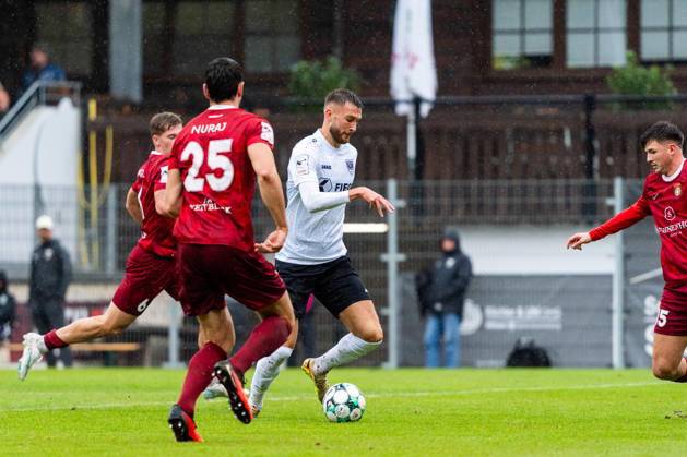 3rd Division: SG Sonnenhof Großaspach vs. SC Preußen Münster, October 17, 2026, Aspach, GERMANY October 17, 2026 Felix Higl of SC Preußen Münster, 33, scores the 1–0 goal for SC Preußen Münster during the match between SG Sonnenhof Großaspach and SC Preußen Münster on Matchday 10 of the 3. Liga at the WIRmachenDRUCK Arena Copyright: xBEAUTIFULxSPORTS Steinx