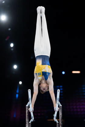 October 17, 2026: William Sundell of Sweden competes in the men’s qualifying round on the first day of the 2026 Artistic Gymnastics World Championships on October 17, 2026 in Rotterdam. Photo by Joel Marklund, BILDBYRÅN, code JM JM0859. bbeng artistic gymnastics gymnastics world championships bbeng artistic gymnastics gymnastics world championships Sweden  Copyright: JOELxMARKLUND BB261017JM029