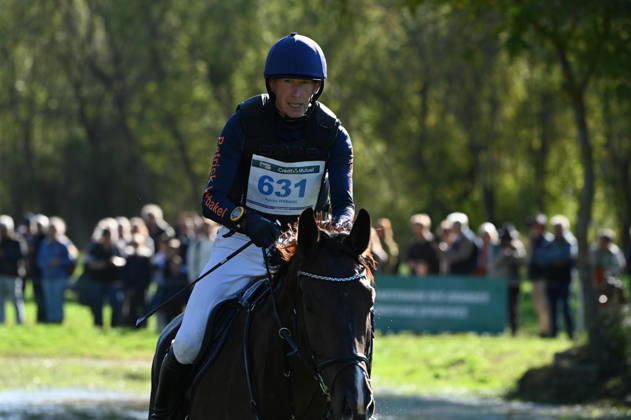 MONDIAL DU LION 2026 - CROSS COUNTRY LE LION-D ANGERS, FRANCE - OCTOBER 17, 2026 : Patrick Verbakel riding Passoa during the cross-country competition at the Mondial du Lion 2026, FEI WBFSH Eventing World Breeding Championship for Young Horses. Le Lion-d AngersFrance  Copyright: xEmilienxJousselinx