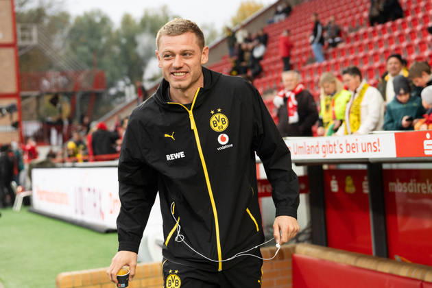 Germany 1 Bundesliga 2026–2027: Union Berlin vs. Borussia Dortmund, Matchday 6, October 17, 2026, Stadion an der Alten Försterei, Berlin; Julian Ryerson, Borussia Dortmund, 26 Copyright: xCelinaxLeiersx