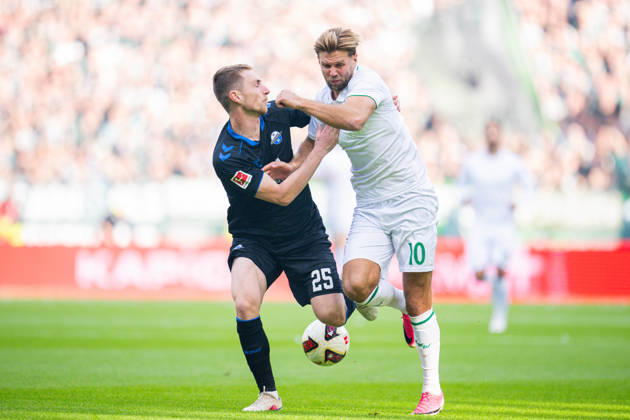 Football, Bundesliga 1, SV Werder Bremen v SC Paderborn 07