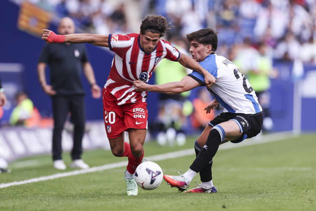 Fußball, Spanien, Espanyol Barcelona - Atletico Madrid