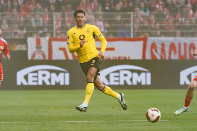 Germany 1 Bundesliga 2026–2027: Union Berlin vs. Borussia Dortmund, Matchday 6, October 17, 2026, Stadion an der Alten Försterei, Berlin; Jobe Bellingham, Borussia Dortmund, 7 Copyright: xCelinaxLeiersx
