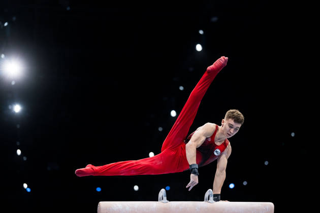 October 17, 2026: Sergei Naidin of Russia competes in the men’s qualifying round on the first day of the 2026 Artistic Gymnastics World Championships on October 17, 2026 in Rotterdam. Photo by Joel Marklund, BILDBYRÅN, code JM JM0859. bbeng artistic gymnastics gymnastics world championships bbeng artistic gymnastics gymnastics world championships Russia  Copyright: JOELxMARKLUND BB261017JM090