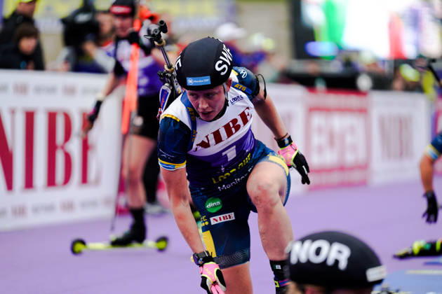 October 17, 2026, GER, Biathlon, Women, IBU Biathlon Loop One Festival 2026, 2026–2027 Season, Women’s Super Sprint Final: Elvira Oeberg (SWE), 1st, in preparation at the Olympic Park in Munich, Bavaria, Germany Copyright: xNordphoto Vux