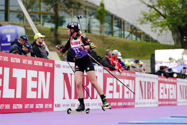 October 17, 2026, GER, Biathlon, Women, IBU Biathlon Loop One Festival 2026, 2026–2027 Season, Women’s Super Sprint Final: Julia Tannheimer (DEU), No. 11 – Profile: Munich Olympic Park, Bavaria, Germany Copyright: xNordphoto Vux