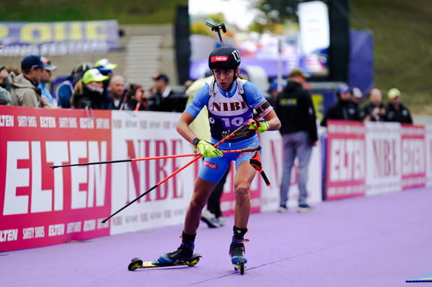 October 17, 2026, GER, Biathlon, Women, IBU Biathlon Loop One Festival 2026, 2026–2027 Season, Women’s Super Sprint Final: Lisa Vittozzi (ITA), 10th on the course at Munich Olympic Park, Bavaria, Germany Copyright: xNordphoto Vux
