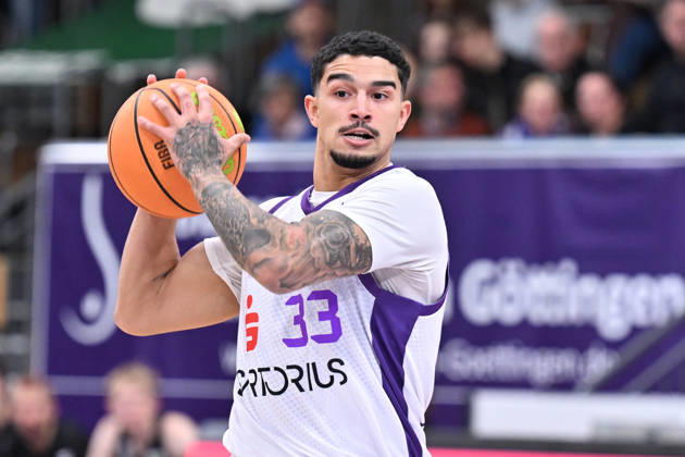BG Göttingen vs. Nürnberg Falcons, 17-10-2026, Göttingen Basketball, 2nd Bundesliga, ProA, BG Göttingen vs. Nürnberg Falcons, Matchday 5, Sparkassen Arena, Tai Bibbs, BG Göttingen, Göttingen, Lower Saxony, Germany