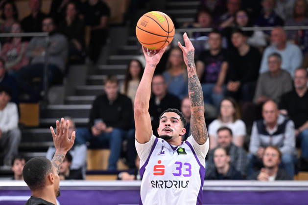BG Göttingen vs. Nürnberg Falcons, 17-10-2026, Göttingen Basketball, 2nd Bundesliga, ProA, BG Göttingen vs. Nürnberg Falcons, Matchday 5, Sparkassen Arena, Tai Bibbs, BG Göttingen, Göttingen, Lower Saxony, Germany